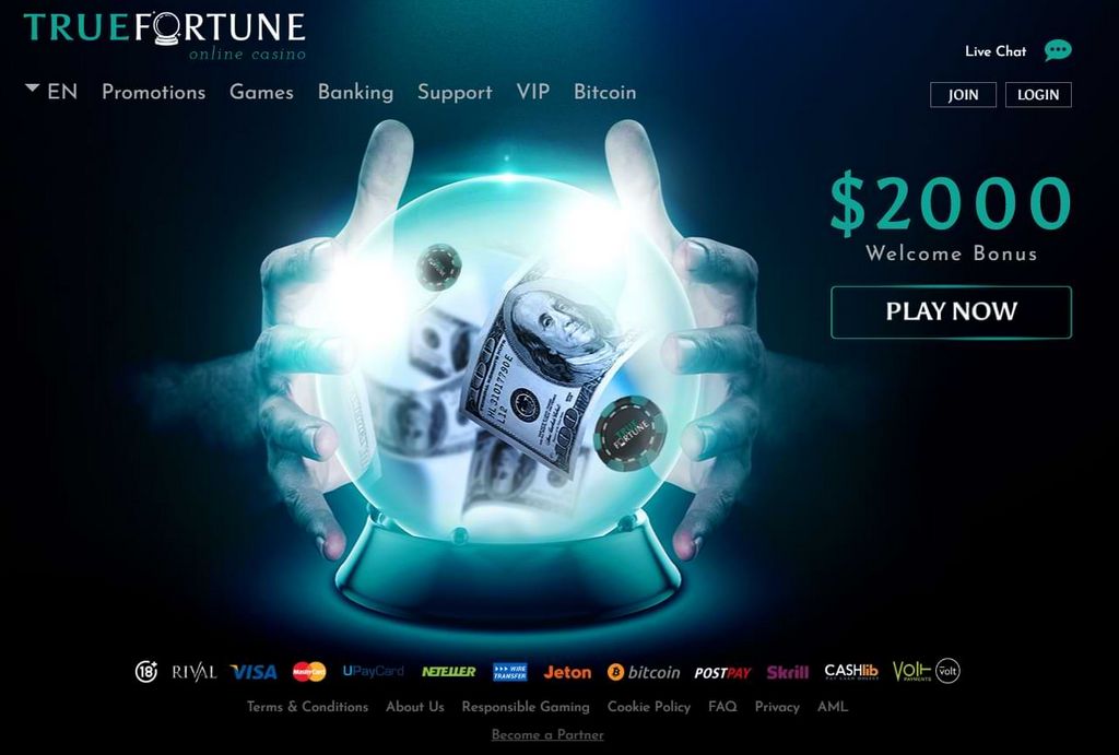 TrueFortune Casino: No Down Payment Incentive Codes